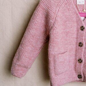 NWT Zara Soft Pink Cardigan with Pockets 3-4 yrs